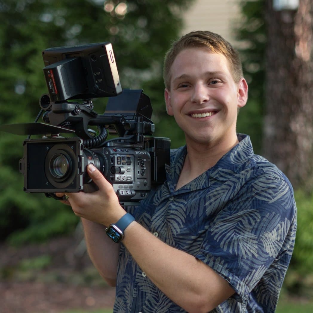 Alex Belser with his camera